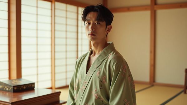 Veste kimono homme : l'élégance décontractée à la japonaise